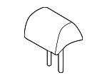 7196042220C2 - Body: Headrest, Center for Toyota: bZ4X Image