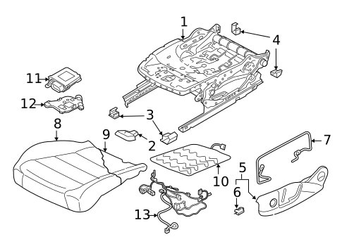Front Seat Components for 2025 Volkswagen Taos #0