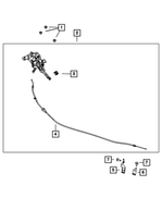 4721813AD - Brakes: Parking Brake Bracket for Chrysler: Town &amp; Country | Dodge: Grand Caravan | Ram: C/V Image