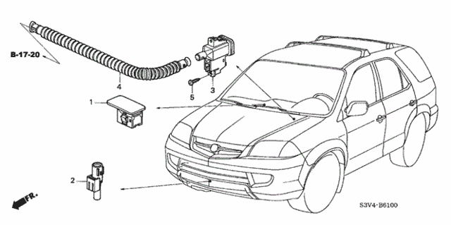 A/C Sensor for 2002 Acura MDX #0