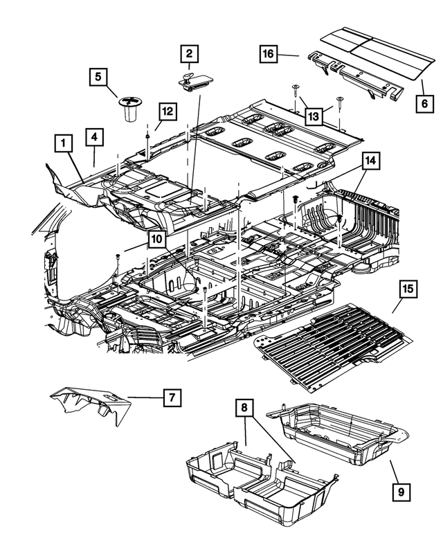 1CL15DX9AF - : Floor Carpet for Mopar Image