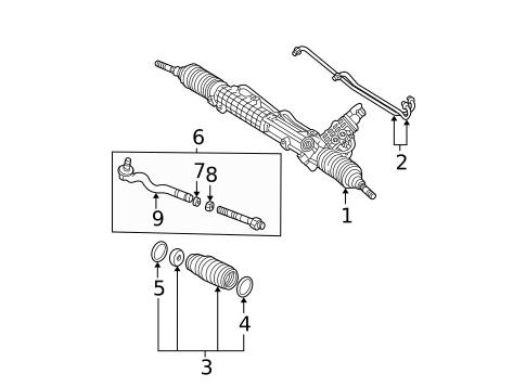 Steering Gear & Linkage for 2001 BMW M3 #0