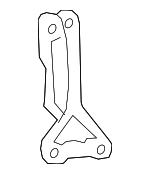 79260885B - HVAC: Compressor Bracket for Audi: A6 Quattro, A8 Quattro, Allroad Quattro, Q7, R8, RS4, RS5, S4, S5, S8 Image