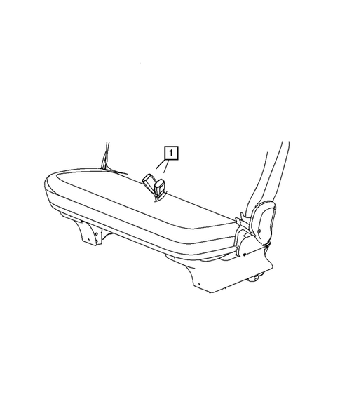 Seat Belts-Front and Rear for 2007 Dodge Caravan #4