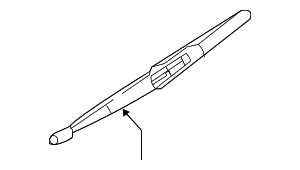 287903JA0A - Body: Wiper Blade for Nissan: Qashqai, Rogue, Rogue Sport Image