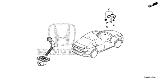 GPS Antenna - Rearview Camera for 2015 Honda Accord #0
