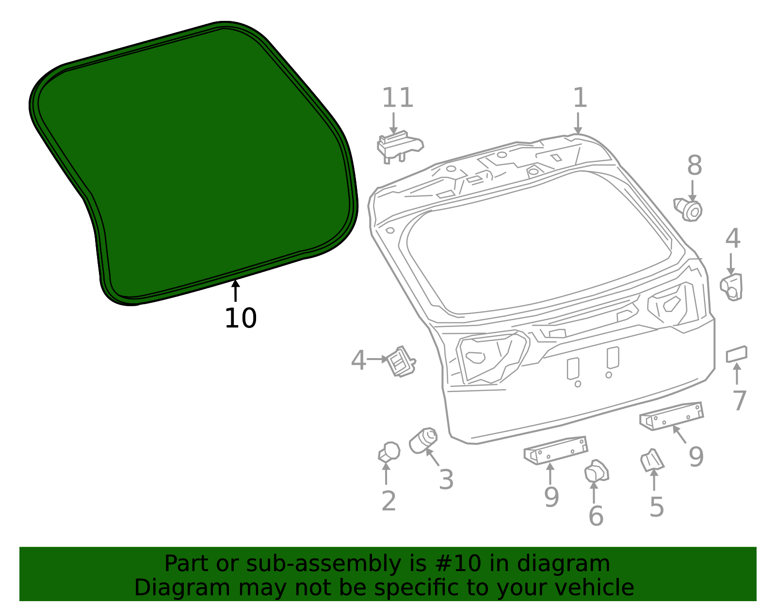 確認用10 2016-2022 Lexus Hatch Seal 67881-0E071 | OEM Parts Online