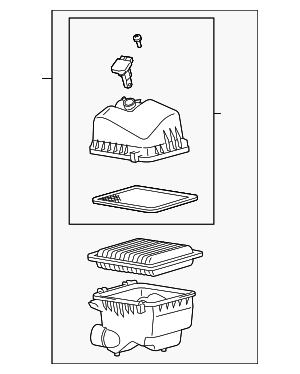 1770037320 - : Air Cleaner Assembly for Toyota Image