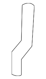 1J4839184 - Body: Rod for Volkswagen Image