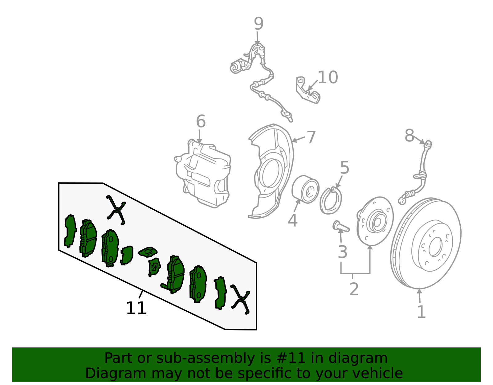 2002-2016 Honda Brake Pads Front 45022-SCV-A01 | OEM Parts Online