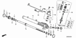 53608S04A51 - Chassis: HOUSING SUB-ASSY., STEERING RACK for Honda Image