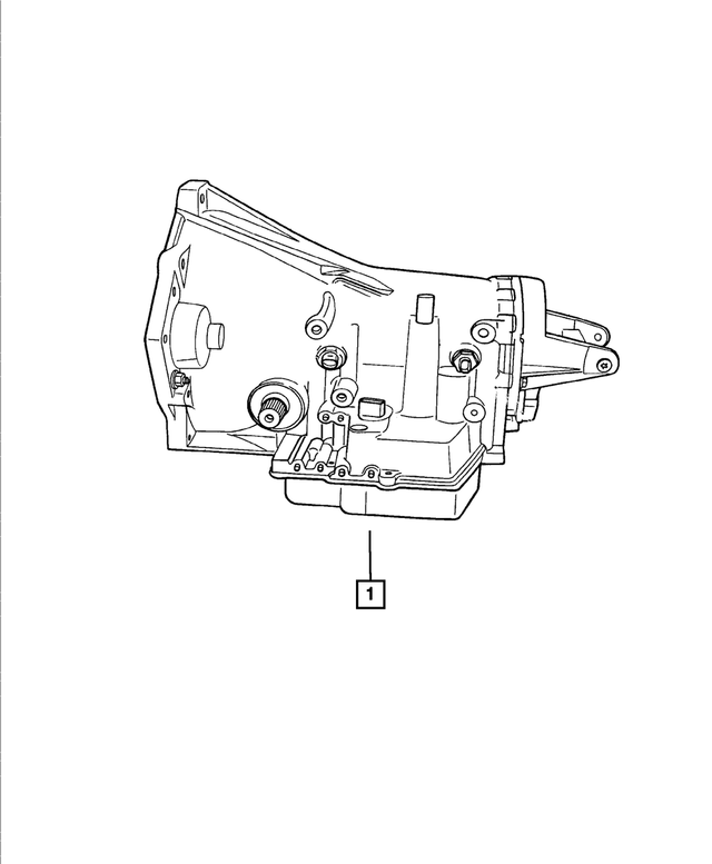 R5097862AI - Automatic Transaxle 4 Speed: With Torque Converter Transaxle Package for Mopar Image