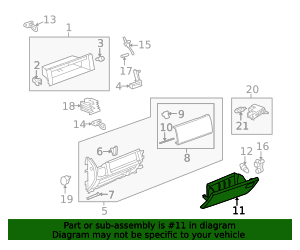 2010-2016 Land Rover | Glove Box | LR013454 | Express Land Rover Parts