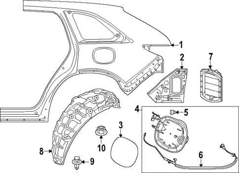 Fuel Door for 2025 Mazda CX-90 #0