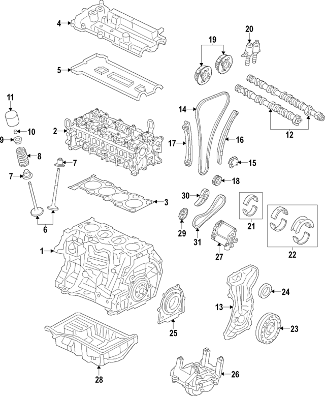 LR047240 - : Engine Connecting Rod Bearing for Land-Rover Image
