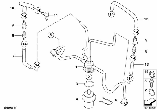 13537690240 - Fuel Supply: Fuel Distributor -  for BMW-Motorrad Image