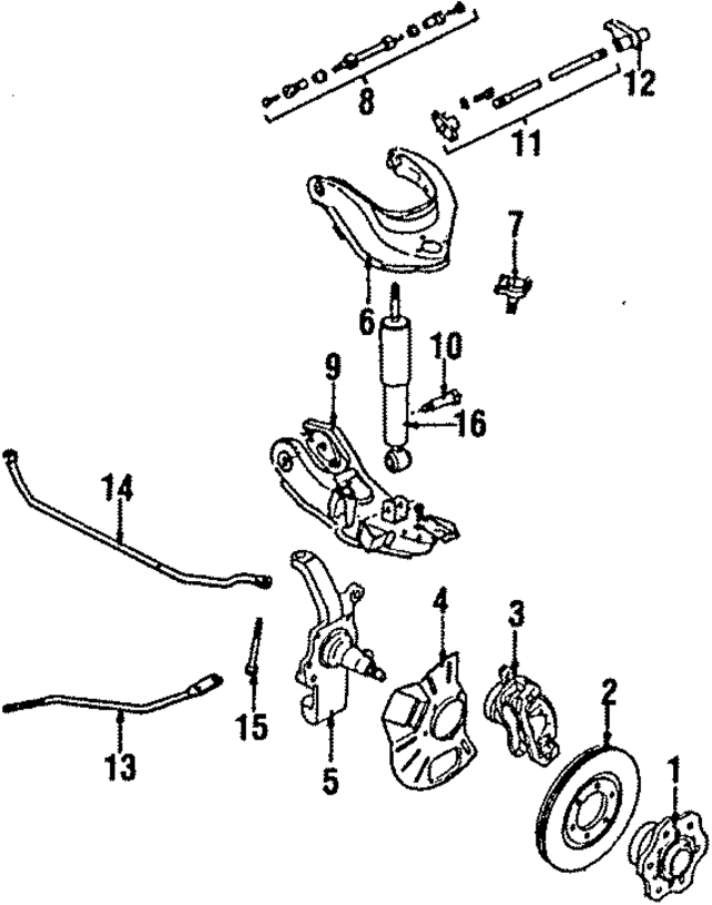 UB3934021 - Suspension: Torsion Bar for Mazda: B2000, B2200, B2600 Image