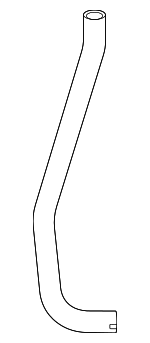 1J4025RDA00 - : Outlet Hose for Honda: CR-V Image