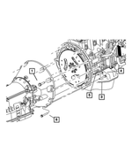 6506860AA - Automatic Transmission 5 Speed [DGJ]: Hex Head Lock Bolt And Washer for Mopar Image