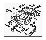 CP9Z5411215B - Body: Rear Floor Pan for Ford Image