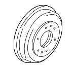 MB895470 - Brakes: Brake Drum for Mitsubishi: Montero Sport Image