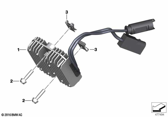 12317924676 - : Voltage Regulator         for BMW-Motorrad Image