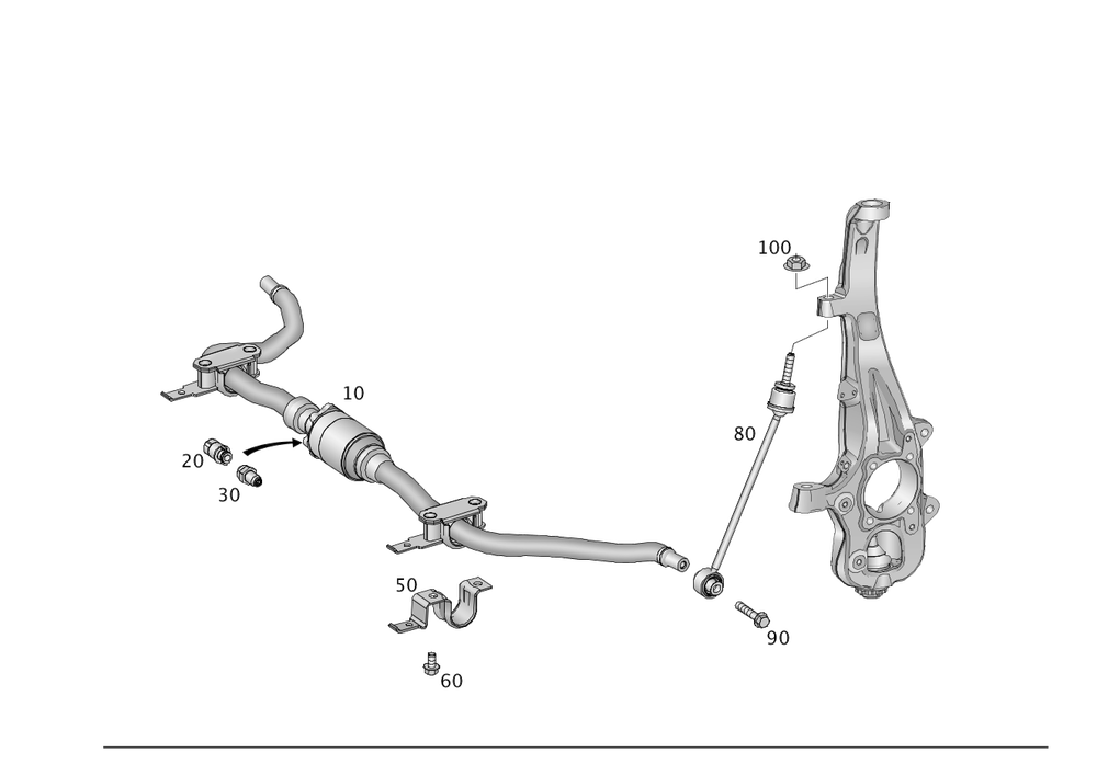 166-323-03-40 - Holder 2006-2019 Mercedes-Benz | Mercedes