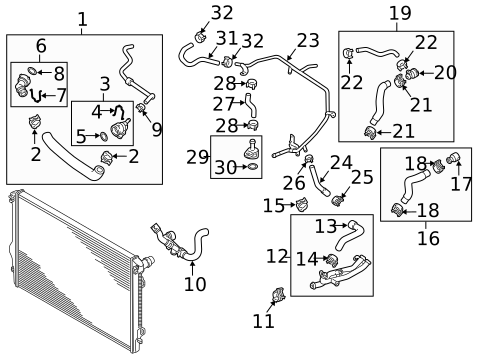 Hoses & Lines for 2015 Volkswagen Jetta #2