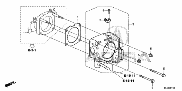 Throttle Body (2) for 2017 Acura RDX #0