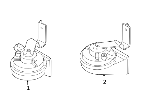 Horn for 2024 Hyundai Elantra N #0