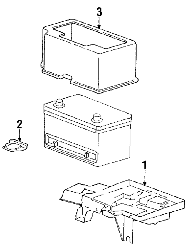 4716740AB - Electrical: Battery Tray for Mopar Image