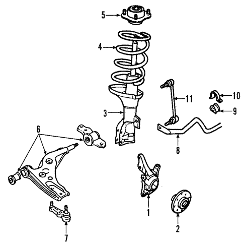 Front Suspension for 2007 Ford Mustang | OEM Parts Online
