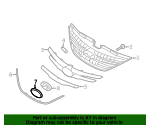 Hyundai OEM Front & Rear Grill Logo Emblem 86300-4R000 For Sonata Hybrid 2011-2014