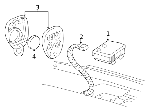 Electrical Components for 2004 Chevrolet Monte Carlo #1