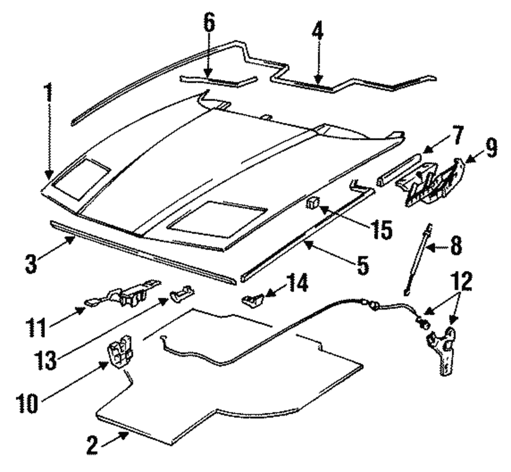 Weatherstrip - BMW (51718108191)