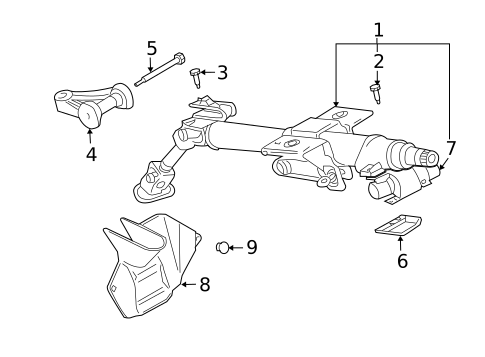Steering Column Assembly for 2003 Volkswagen Beetle #0