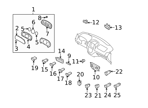 Automatic Temperature Controls for 2009 Hyundai Santa Fe #0
