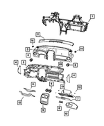 68161240AA - : Instrument Panel Applique for Jeep: Compass, Patriot Image