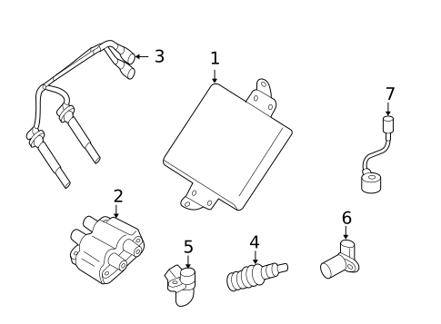 Control Modules for 2005 Saab 9-2X #0