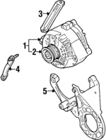 XF2Z10B315AA - : Mount Brace for Ford Image