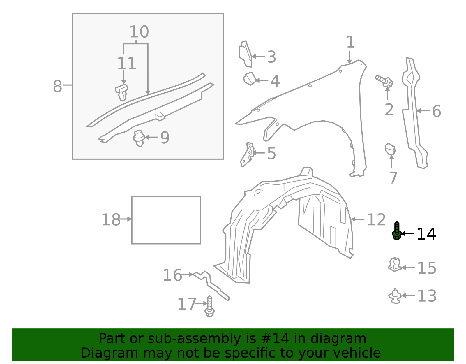 Fender Liner Screw 90159-60477 | Lexus of Pembroke Pines Parts
