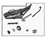 92101M7700 - Electrical: Headlamp Assembly for Kia Image