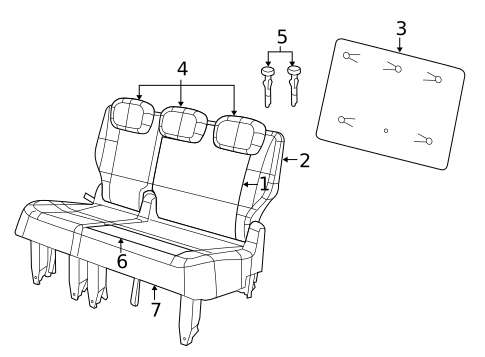 Third Row Seats for 2009 Volkswagen Routan #6