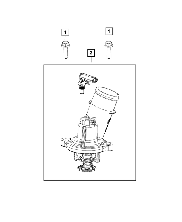 6101982 - Cooling: Hex Head Screw And Washer for Mopar Image