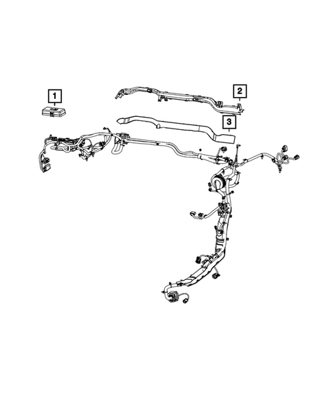 Wiring, Headlamp to Dash for 2025 Ram 3500 #12