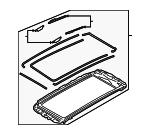 4M0877049E - Body: Sunroof Frame for Audi: Q7, SQ7 Image