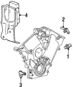 F6DZ12A699A - Electrical: Knock Sensor for Ford: Taurus | Mercury: Sable Image