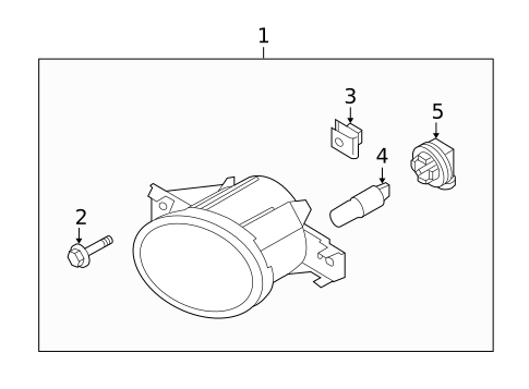 Fog Lamps for 2013 INFINITI JX35 #1