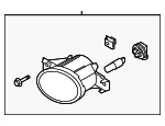 261509B91D - Electrical: Fog Lamp Assembly for INFINITI: G37, JX35, M35, M45, QX60 Image