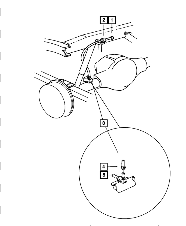 « 6032633AB – Rear Axle : Tube D`aération Agrafe pour Mopar Image »